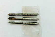 5-40 HSS GH2 2 FLUTE SPIRAL POINT MACHINE GUN TAP PRATT&WHITNEY (QTY:3) USA NOS