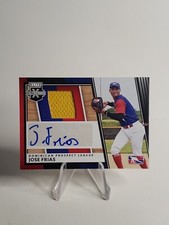 Jose Frias Dominican Prospect Auto Patch 2022 Panini Elite Extra Edition