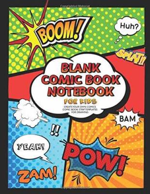 Blank Comic Book Notebook For Kids : Create Your Own Comics, Comic Book S - GOOD