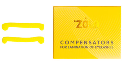ZOLA COMPENSATORS FOR LAMINATION OF EYELASHES (YELLOW) - useful accessories