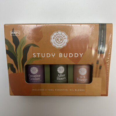 Woolzies Work Buddy Set 3 Essential Oil Blends Energy Creative Genius After Hour
