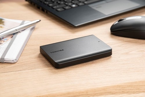 Sleek 2TB USB 3.0 External Hard Drive - Canvio Basics for Simplified Storage - Afbeelding 10 van 11