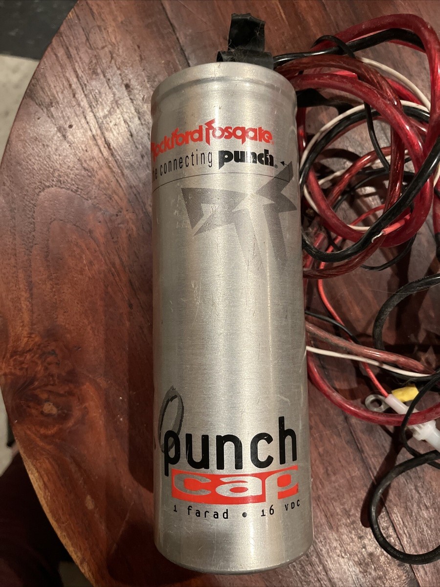 早い者勝ち‼️Rockford Fosgate RF-10FARAD‼️ Rockford Fosgate Punch Car Audio Amplifier 1 Farad Capacitor