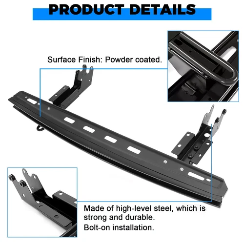 FIT 2015-2022 Ford Transit Rear Bumper w/ Reinforcement Cross Member Bracket Bar - Picture 3 of 22