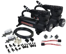 airmaxxx 580 Black Dual Air Compressors 180 psi Off Pressure Switch & Filter