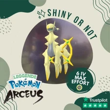 Arceus Shiny ✨ Legends Pokémon Arceus 6 IV Max Effort Leggende Customizable