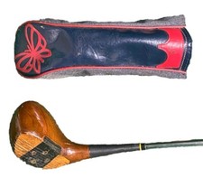 Spalding Model 84 Registered 6022W Persimmon Driver 42.5" Steel RH Good Grip HC
