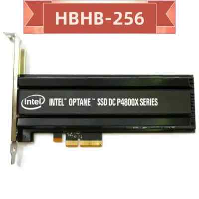 Intel 750GB SSD P4800X Optane DC PBW HHHL PCIe x4 NVMe