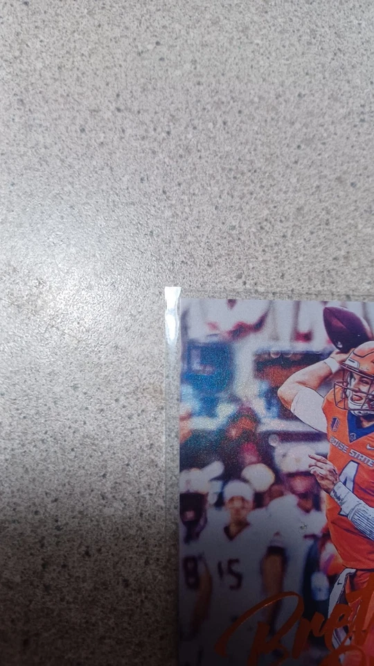 2019 Panini Luminance Rookie Brett Rypien 15/25 Color Match Orange - Image 4 of 4