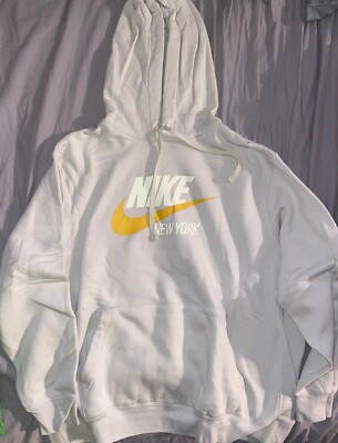 nike swoosh oatmeal hoodie