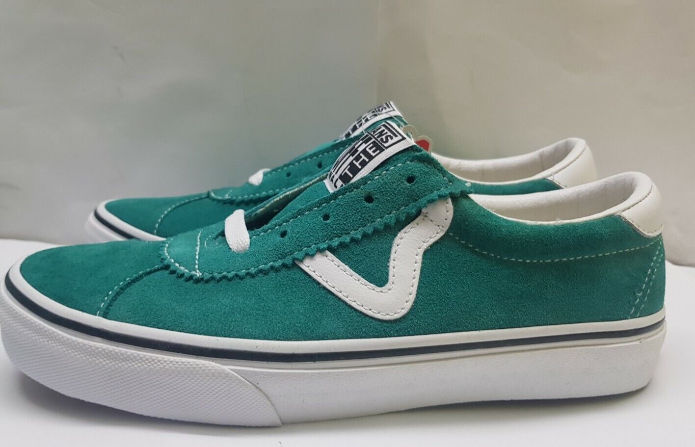 DSS# VANS SPORT TRAINERS IN Max 46% OFF GREEN TIDEPOOL SUEDE High quality 38 EU 6 SIZE UK