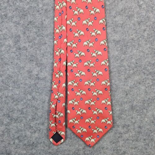 Brooks Brothers Makers All Silk Neck Tie 60x3.75 Red Polar Bears & Beach Balls
