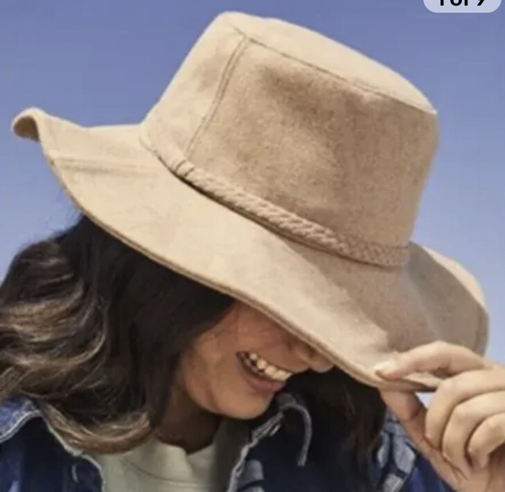 ASN Harper Floppy Soft Felt Hat Braided Felt Trim  display picture 2