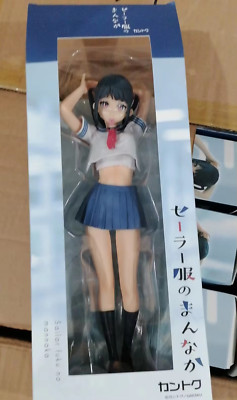 Kawaii Anime Matrosenanzug Mädchen Figur 28 cm PVC Japanische Puppe Modell Spielzeug Deko