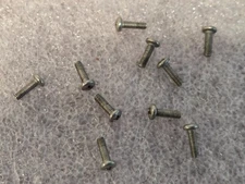 "LOT OF 10" PN# MS51958-15 - 2-64 X 1/2" MIL-SPEC MACHINE SCREW PHILLIPS PAN