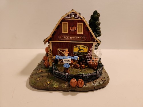 Hawthorne Village "Pick Your Own Pumpkin Patch" John Deere Halloween Village - Picture 2 of 8