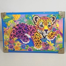 RARE Vintage Lisa Frank Hunter The Rainbow Cheetah Storage Box