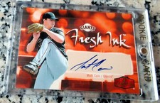 MATT CAIN 2006 Flair Showcase Fresh Ink Auto Rookie Card RC Perfect Game RARE🔥$
