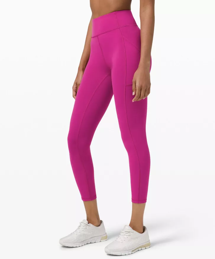 NWT Lululemon Invigorate High-Rise Tight 25 Pink Raspberry Size 18 Retail  $128 