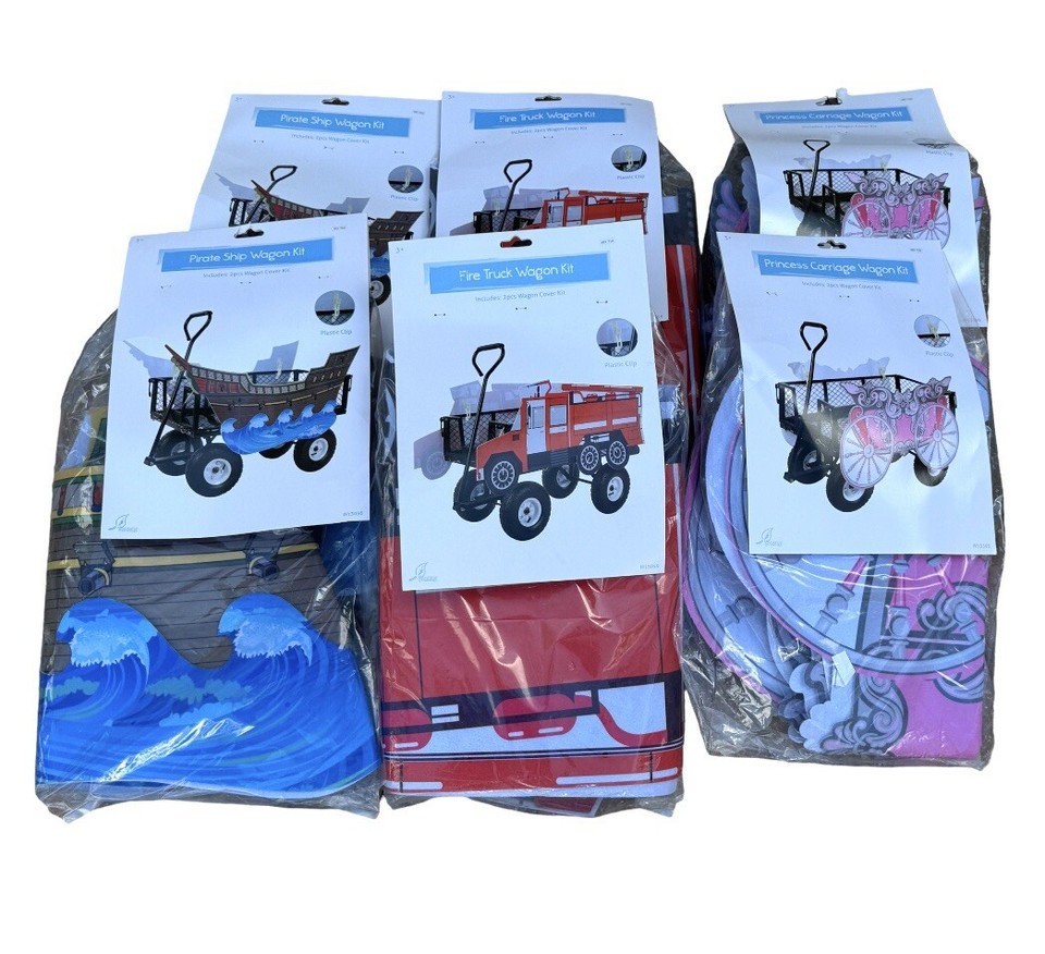 Fire Truck Wagon Kit Halloween Cover Costume Parade Firetruck Fire