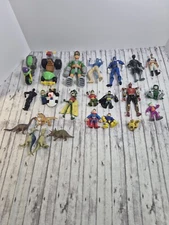 Mixed Action Figure Lot Marvel TMNT DC Nintendo ETC Vehicles 