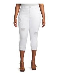 plus size skinny capris