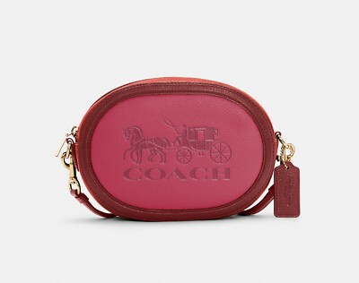 Coach C5777 Camera Bag In Colorblock With Horse And Carriage