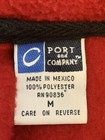 Bulldogs Fleece Vest Red size M Port and Co Full Zipper Down W/Zip Pockets — photo 4