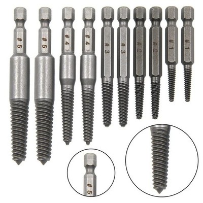 10PCS Sechskantschaft Schraubenausdreher Set Broken Head Screw Removal Tool