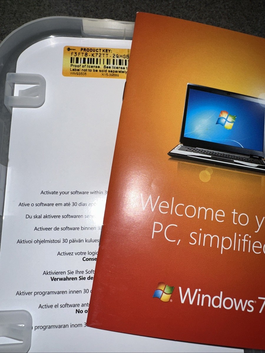 Microsoft Windows 7 Home Premium Upgrade (32 & 64 Bit Discs