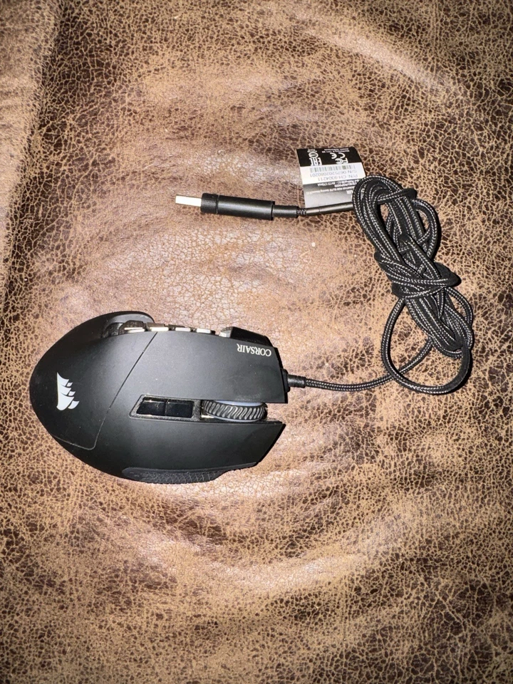 Corsair Scimitar Elite Optical Gaming Mouse Black, RGB LED, MMO - Image 3 of 4