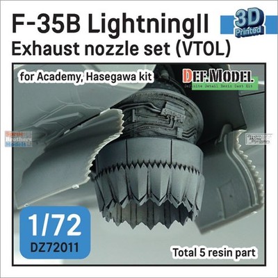 DEFDZ72011 1:72 DEF Model F-35B Lightning II Exhaust Nozzle Set VTOL [3D