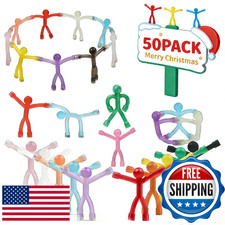 Junarter 50 Pack Magnetic People Figures, Colorful Magnet Man for Ages 15 , Huma