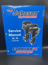 Evinrude Johnson 1998 Outboard 25 / 35 HP 3-Cylinder OEM Shop Manual 520205