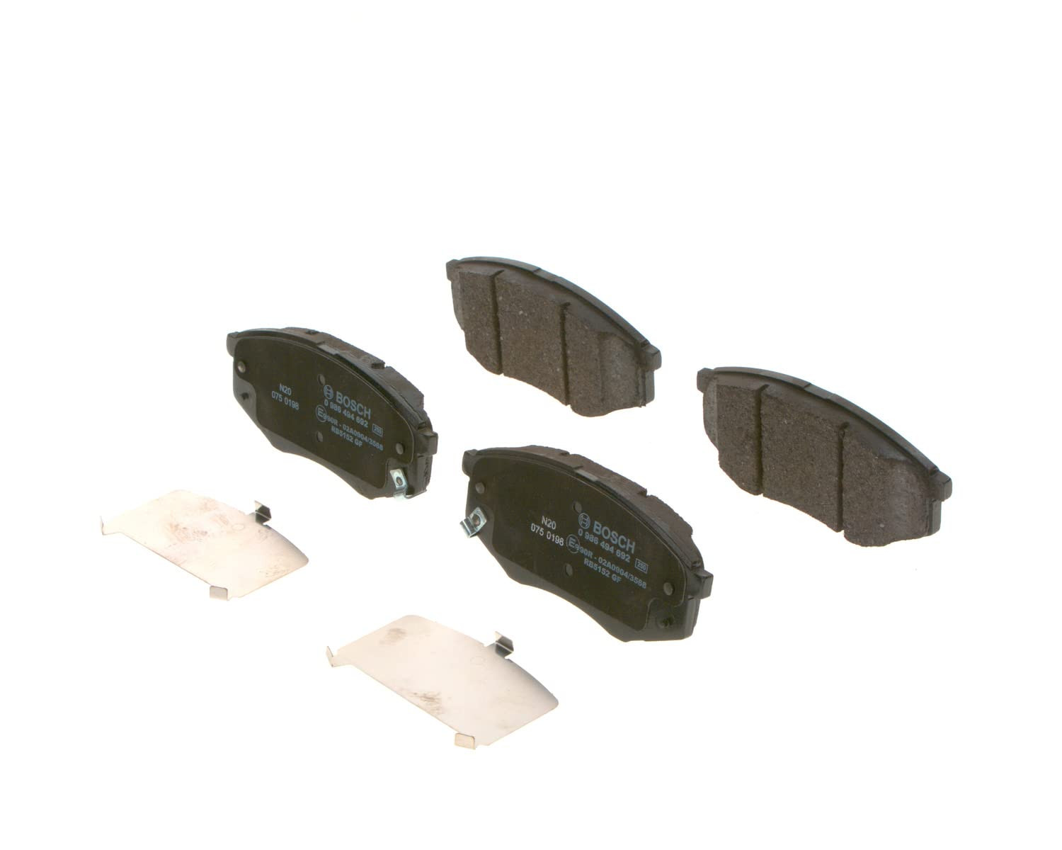 Bosch 0986494692 - front axle - disc brake pad set, 1 unit...