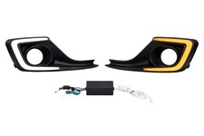 Led Fog Lamp Cover For Suzuki Swift 2018-2021 Non Matrix White Drl Indicator Led Fog Lamp Cover For Suzuki Swift 2018-2021 Non Matrix White Drl Indicator