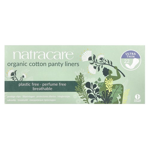 Organic Cotton Panty Liners, Ultra Thin, 22 Liners