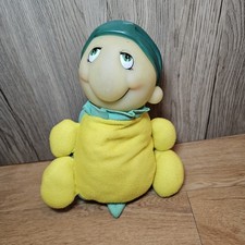 Glo Worm SQUEAKER SQUEAKS Hasbro Playskool Plush Soft Toy Vintage NOT LIGHT UP