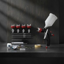 R500 Lvlp Air Spray Gun Kit Automotive Paint Spray Gun With 1.31.51.72mm... R500 Lvlp Air Spray Gun Kit Automotive Paint Spray Gun With 1.31.51.72mm...