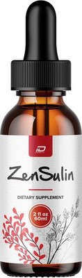 (1 Pack) ZenSulin Liquid Drops   Zen Sulin Natural Blend Healthy Organic Support