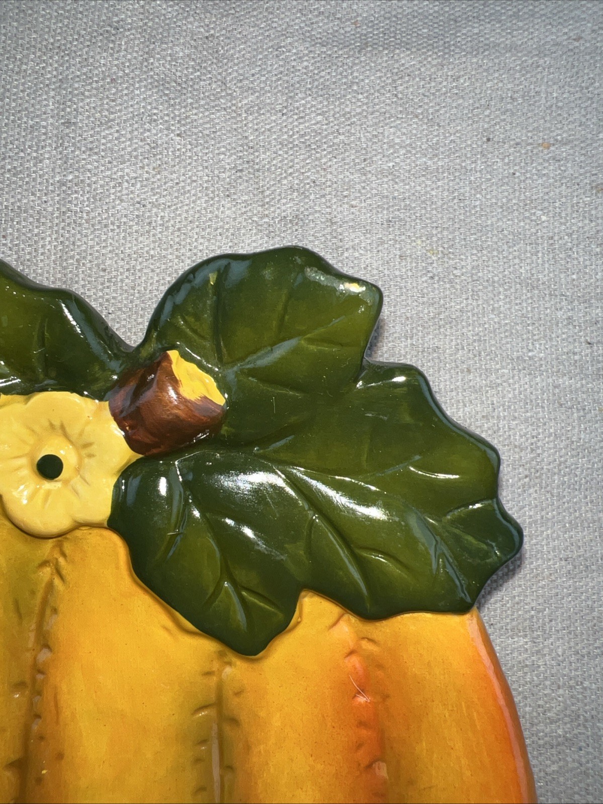 Pumpkin Ceramic Soap Dish Spoon Rest Or Trinket Dish 