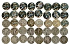 Roll of 40 - $10 Face Value 90%, Mixed Series, Includes Proof's