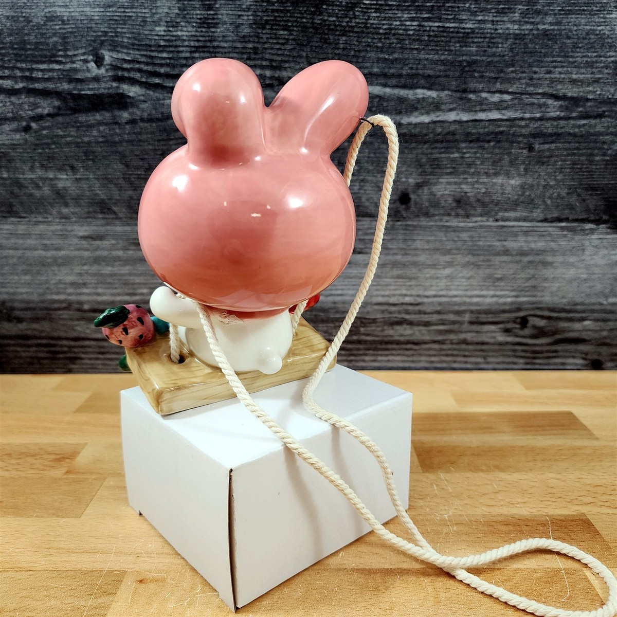 My Melody Hello Kitty Garden Swinger Hanging Figurine Ceramic