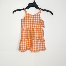 Girls Carters Plaid Romper Size 4T