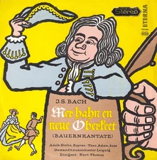 Eterna 725004 GG3 Stereo 10" BACH Bauernkantate STOLTE ADAM THOMAS Leipzig GH
