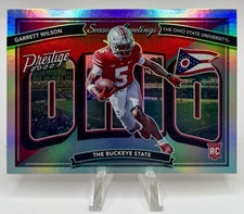 2022 Panini Prestige - Seasons Greetings Holo Garrett Wilson #SG-7 (RC)