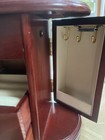 Solid Mahogany Jewelry Box With Gorgeous Heart Pulls. Nice Size. Beautiful Shape — photo 6