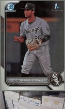 2022 Bowman Draft #BDC-183 Jordan Sprinkle Chrome - ML