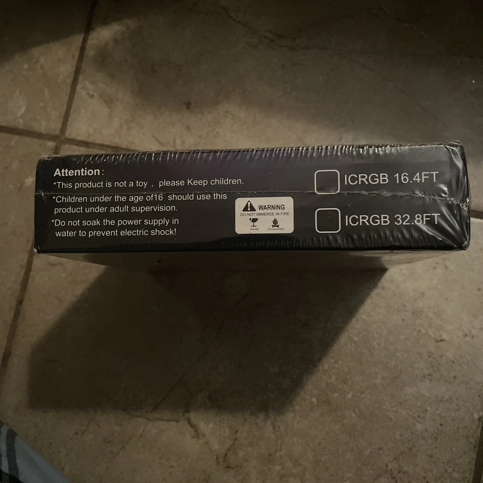 ICRGB Led Strip Light For Bedroom 32.8ft (2 Rolls of 16.4 ft) Color Changing - Image 2 of 4