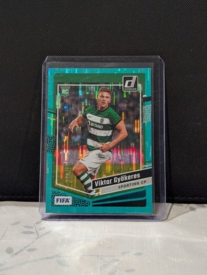 2023/24 Panini Donruss Soccer - Viktor Gyokeres Sporting Teal Optic - /199 - RC